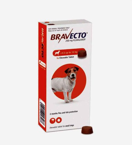 bravecto 2-4 5 kg 2 compresse